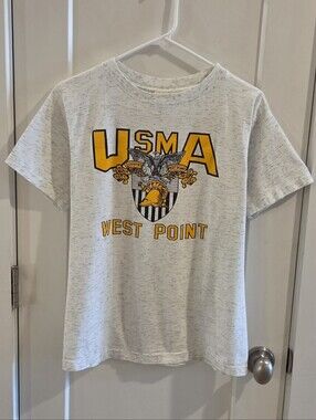 Vintage 80s United States Military Academy West Point T-Shirt - Size Medium